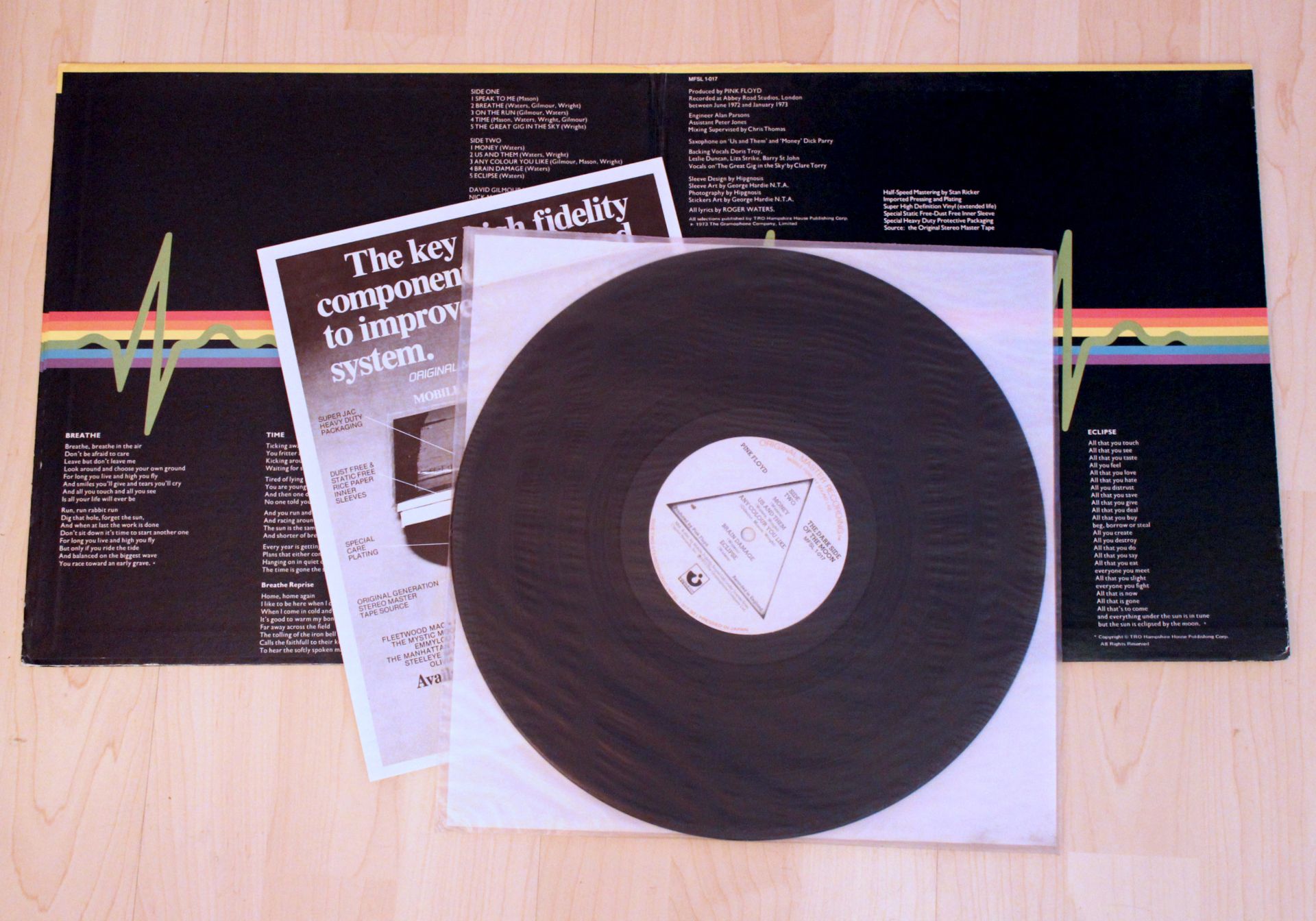 Die dunkle Seite des Vinyls.